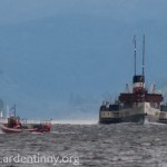 Waverley heads down Loch Long
