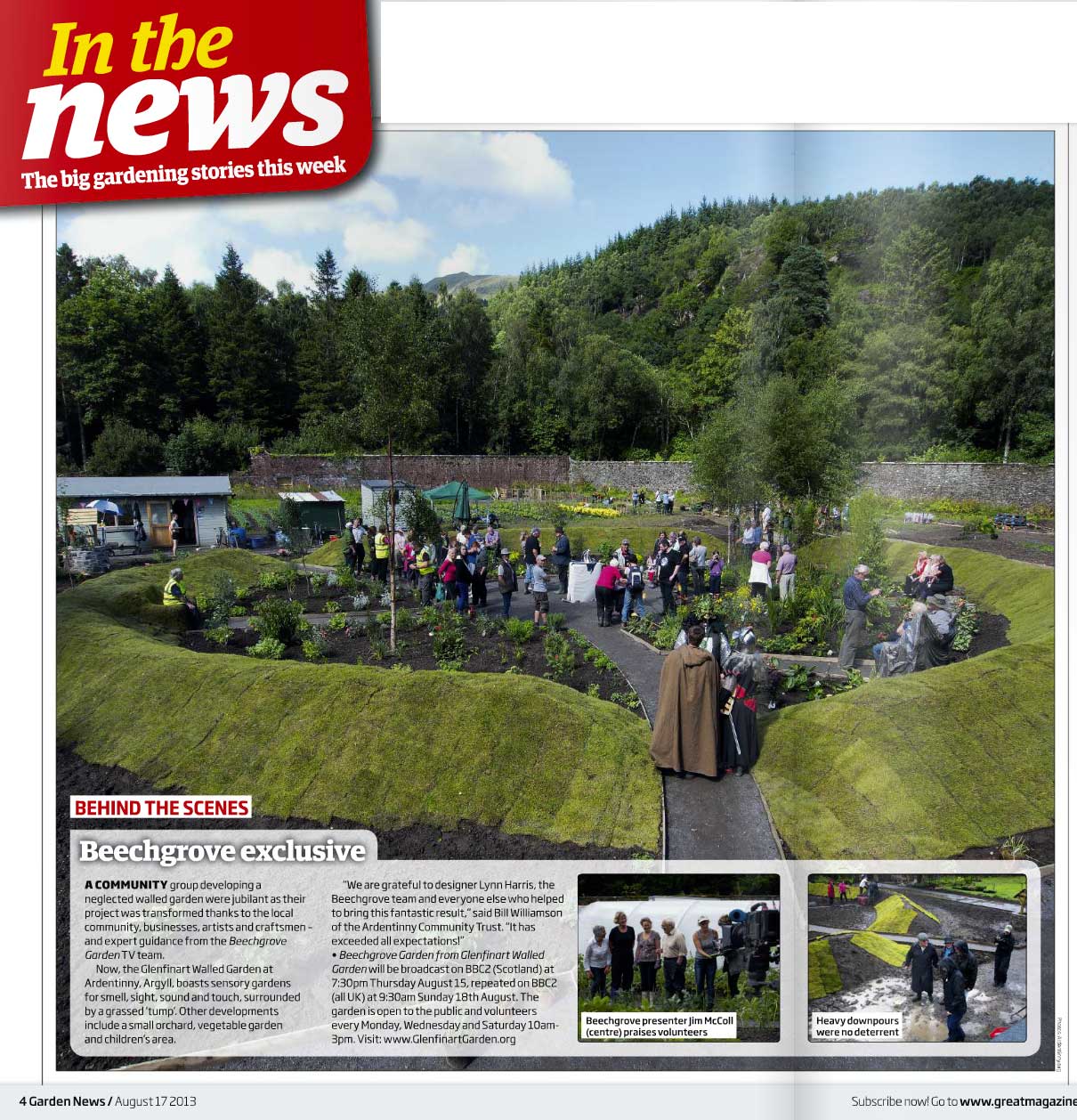 Glenfinart Walled Garden featured in Garden News