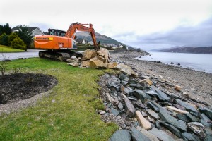 Seawall work begins earlier this year.