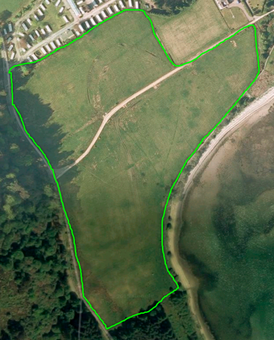 Google Earth view of Nursery Field. 