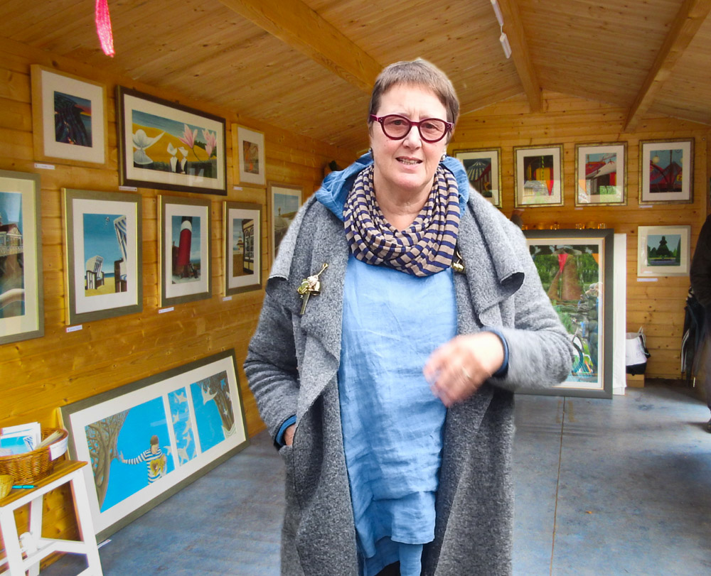 Cowal Open Studios artist draws record numbers in garden setting