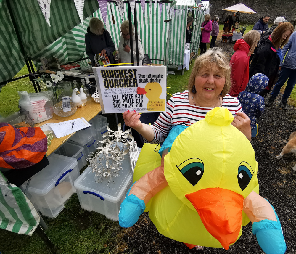 Ardentinny ducks, pots & pipers.