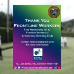 Free bowling membership for frontline workers